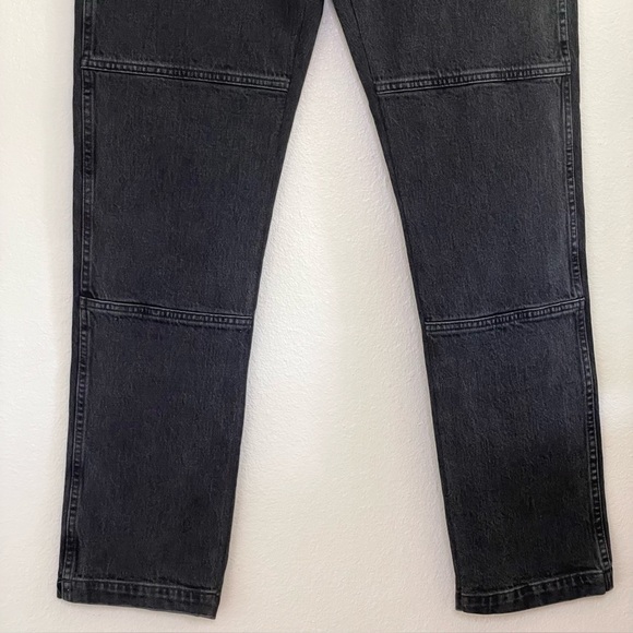 Madewell 90s Straight Utility Jean High Waist Seamed Denim Camplin Wash Black 30 - Picture 10 of 16